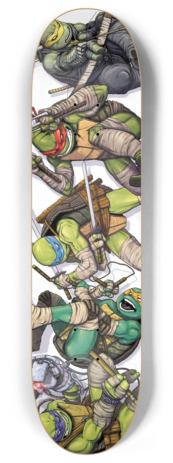 TMNT 8 Skateboard Deck by BISHBOARDS