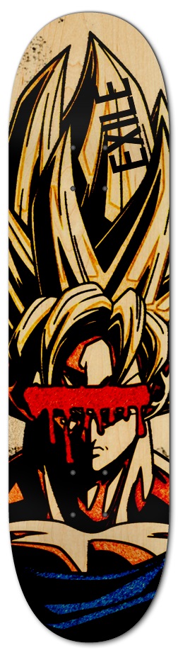 Exile Dead Hero Complex Remix 8 Inch Skateboard Deck By Billy Bong Skate Shop