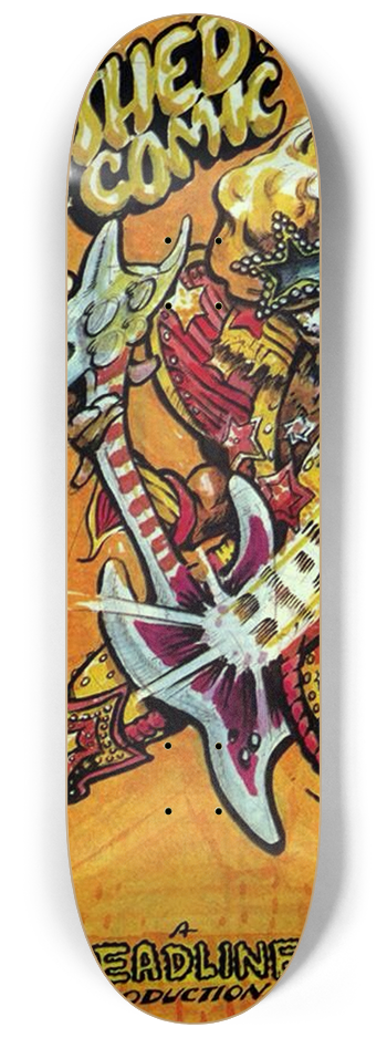 Starr Man - 3 Deck Series with Night Glow #2 8-1/4 Skateboard Deck