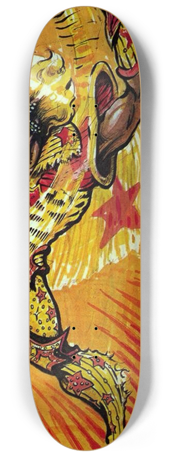 Starr Man - 3 Deck Series with Night Glow #3 8-1/4 Skateboard Deck