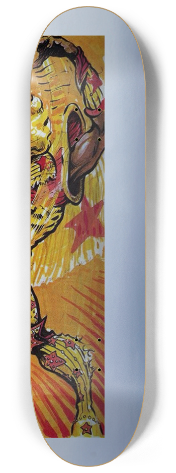 Star Man Silver - 3 Deck Series #3 8-1/4 Skateboard Deck