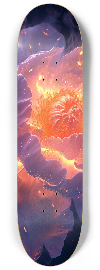  An incandescent peony #2 8-1/4 Skateboard Deck