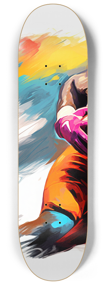 American footballer Skateboard Series #1 8-1/4 Skateboard Deck