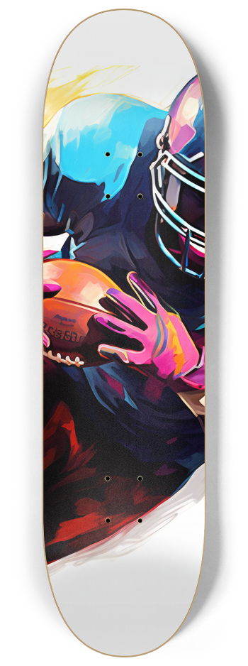 American footballer Skateboard Series #2 8-1/4 Skateboard Deck