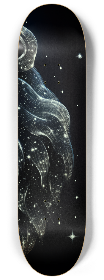 Glow in the dark lion constellation #3 8-1/4 Skateboard Deck