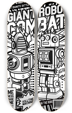 ROBOTS COMBAT 2 decks Wall Series