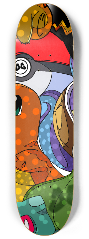 Pokémon Skateboard Series #2 8-1/4 Skateboard Deck