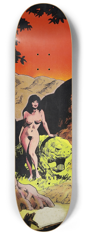 Wally Wood - Adam & Eve #1 8-1/4 Skateboard Deck