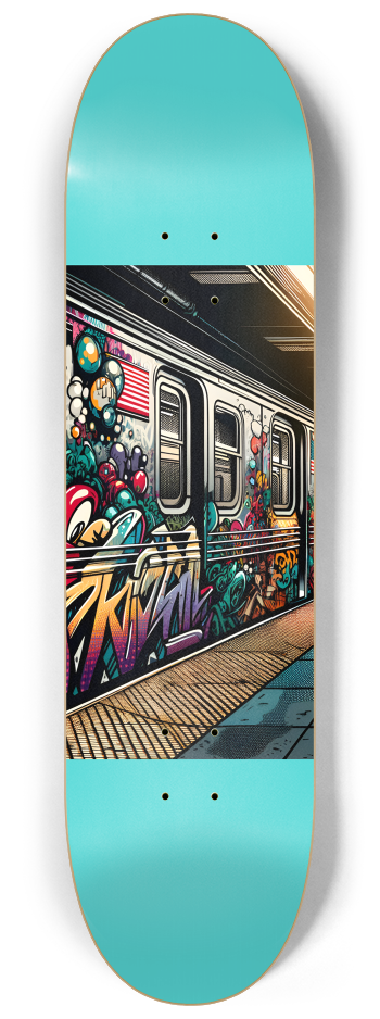 NYC - Subway Skateboard Series #2 8-1/4 Skateboard Deck