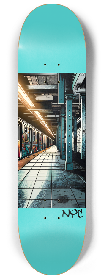 NYC - Subway Skateboard Series #3 8-1/4 Skateboard Deck