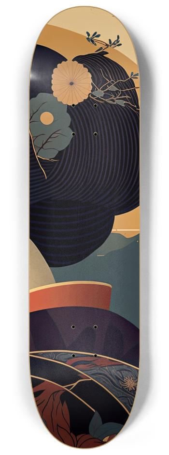 Japanese Wall Art Two Deck Series Geisha Wall A #2