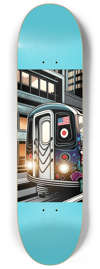 NYC - Subway Skateboard Series #1 8-1/4 Skateboard Deck