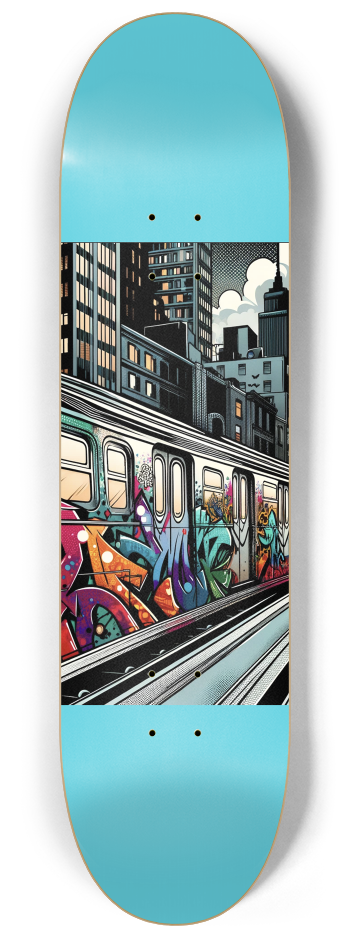 NYC - Subway Skateboard Series #2 8-1/4 Skateboard Deck