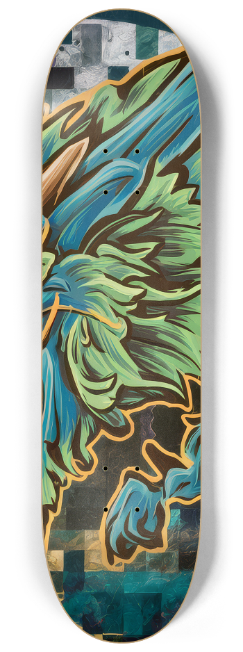 2 Skateboard Series Art - Dragons Roar #2