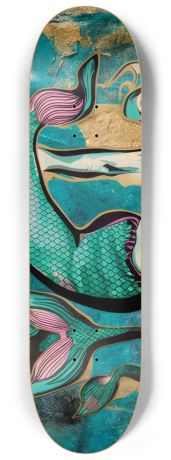 2 Skateboard Series Art - Mermaid Forward #1