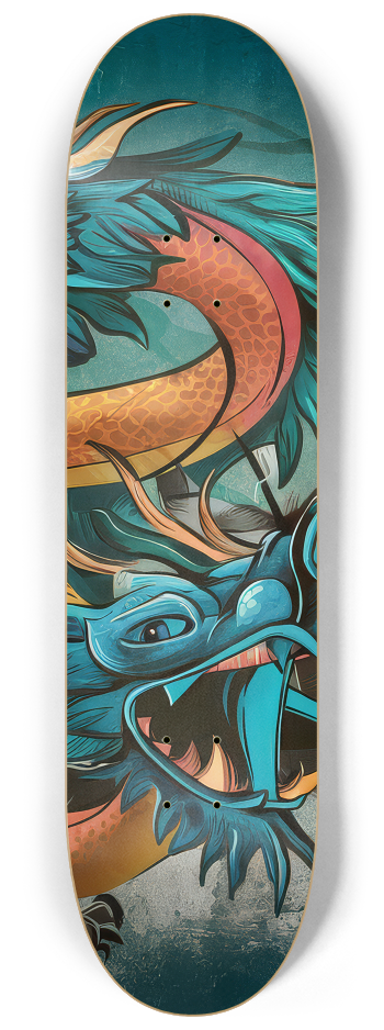 2 Skateboard Series Art - Draconic Canvas #2