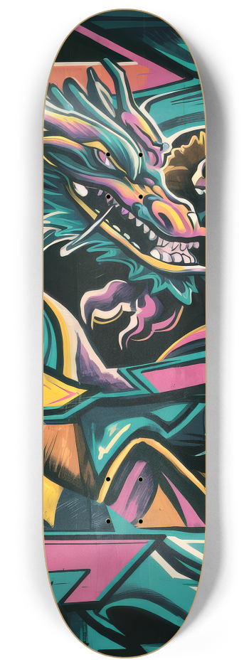 2 Skateboard Series Art - Dragons Watch #1