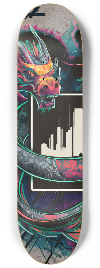 2 Skateboard Series Art - Dragon City #1