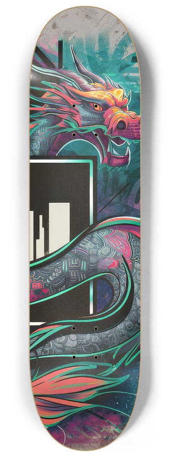 2 Skateboard Series Art - Dragon City #2