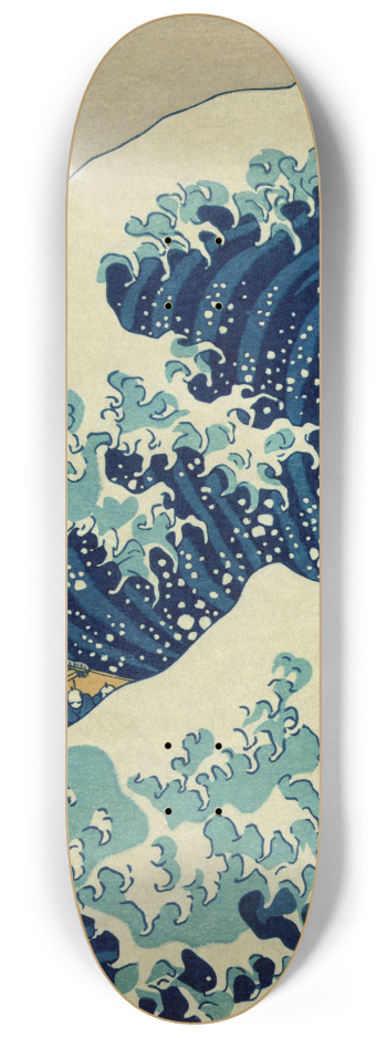 Great Wave Off Kanagawa Triptych Wall Art #2