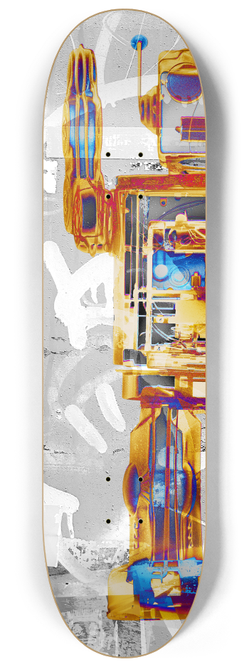 Robot Graffiti Duo #5 #1 8-1/4 Skateboard Deck