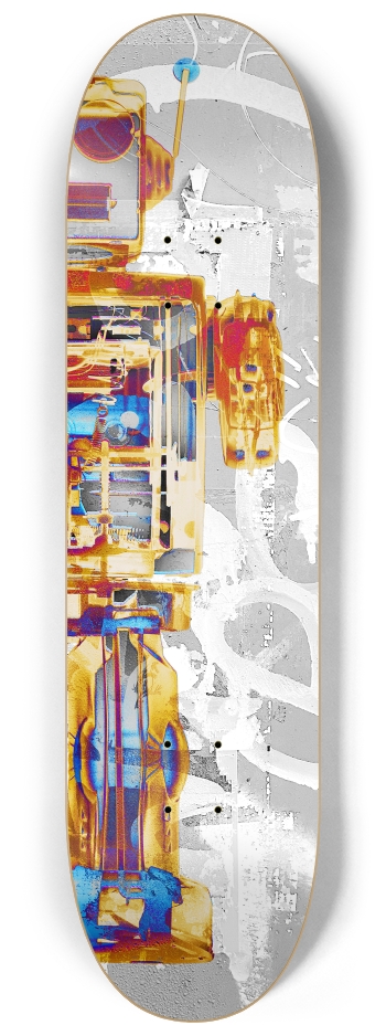 Robot Graffiti Duo #5 #2 8-1/4 Skateboard Deck