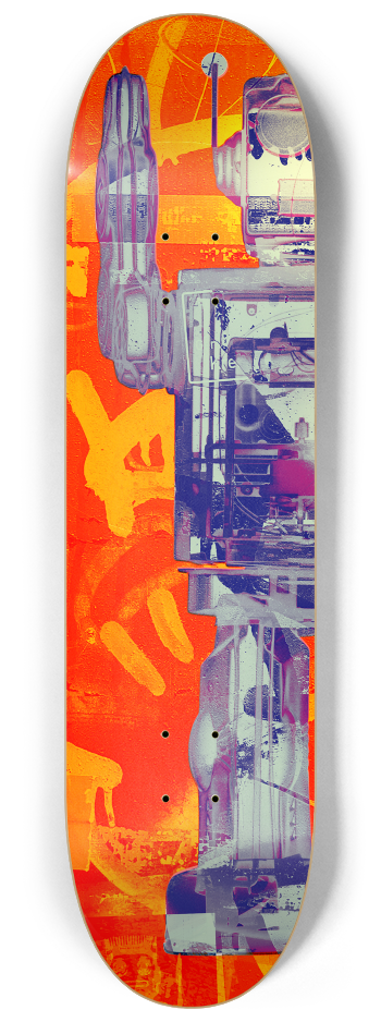 Robot Graffiti Duo #8 #1 8-1/4 Skateboard Deck