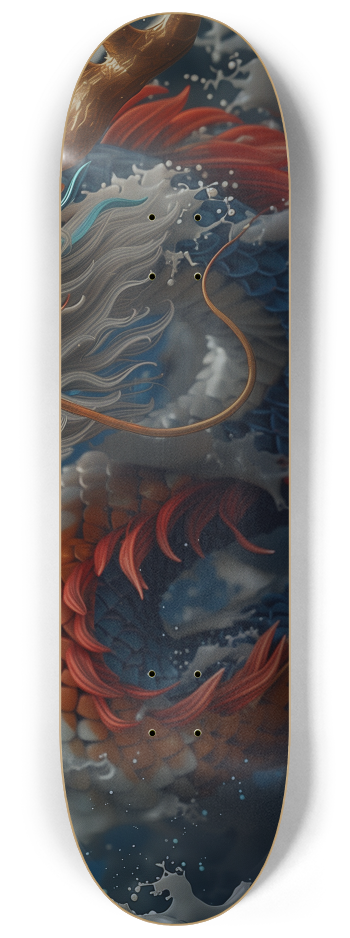 Dragon Master Chinese Deck Wall Skateboard Seri #2