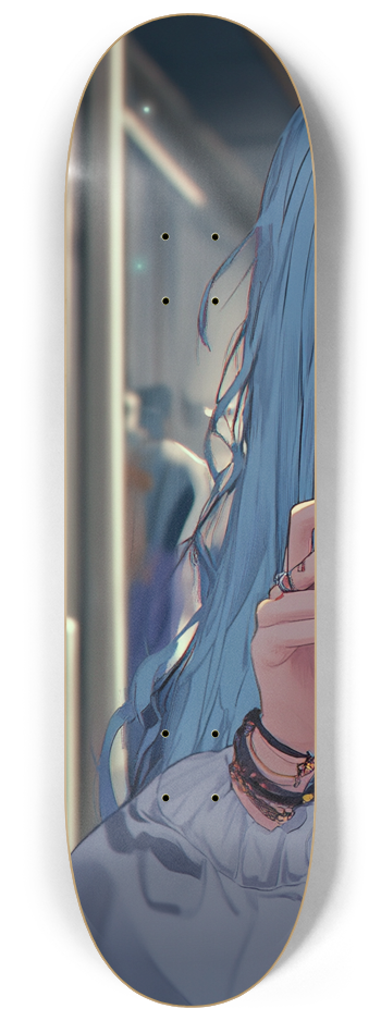 Anime girl custom Skateboard Series #1