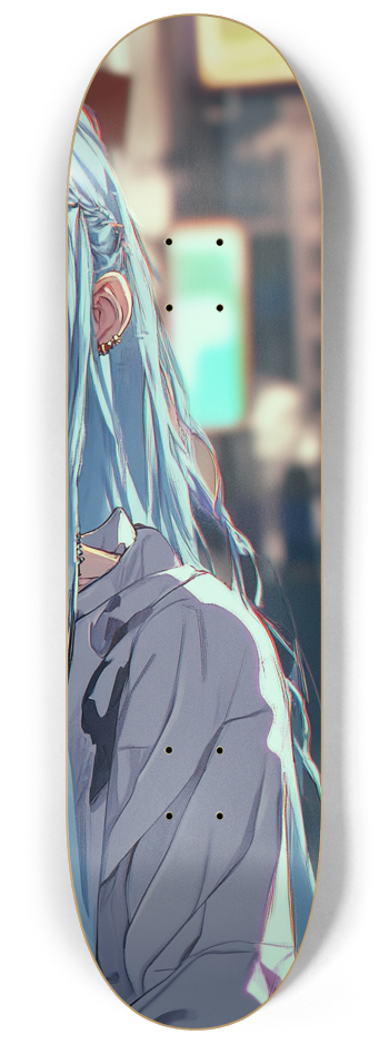 Anime girl custom Skateboard Series #3