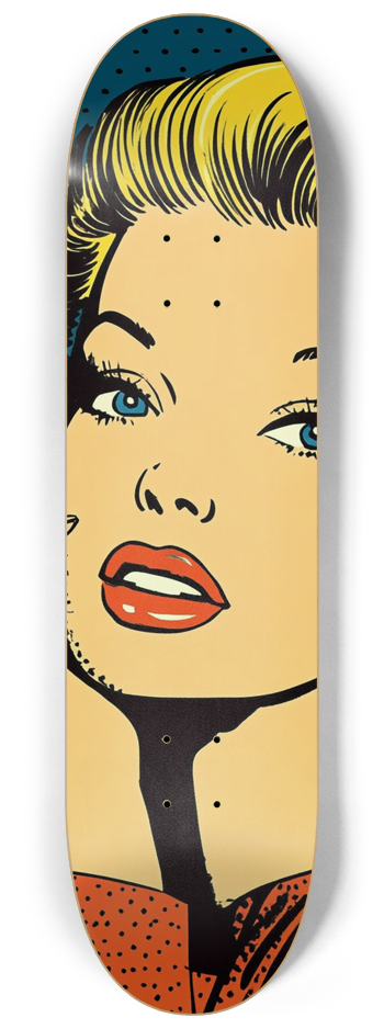 Pop art snap out of it deck wall Skateboard Ser #2