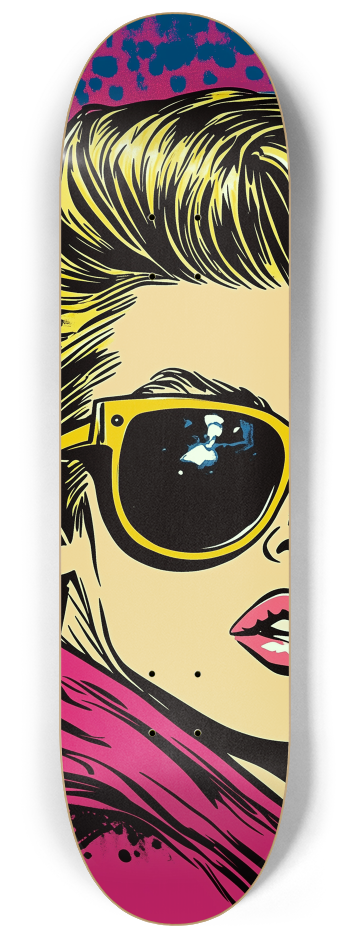 pop art Snap out of it deck wall Skateboard Ser #1