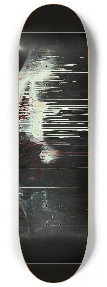  Fractured agony deck wall Skateboard Series #3