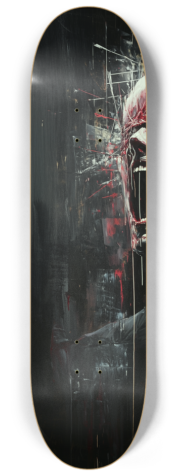 fractured Agony popscile deckwallSkateboard Ser #1