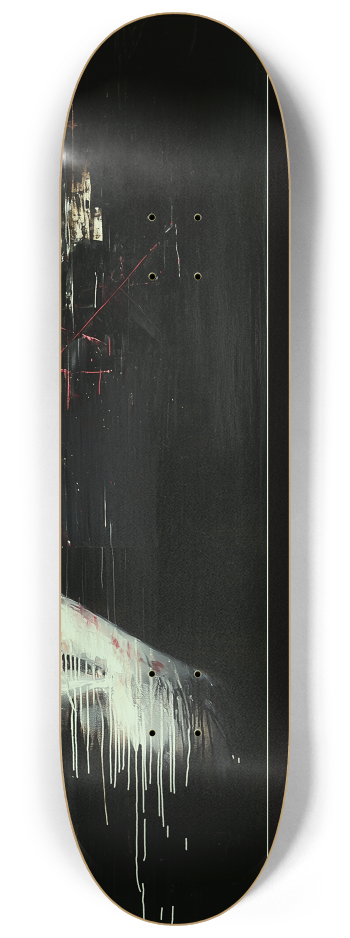 fractured Agony popscile deckwallSkateboard Ser #3