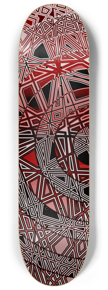 Tangent Dark Red #10 #1 8-1/4 Skateboard Deck