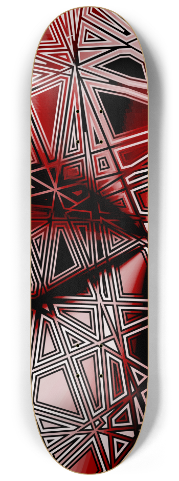 Tangent Dark Red #3 #1 8-1/4 Skateboard Deck