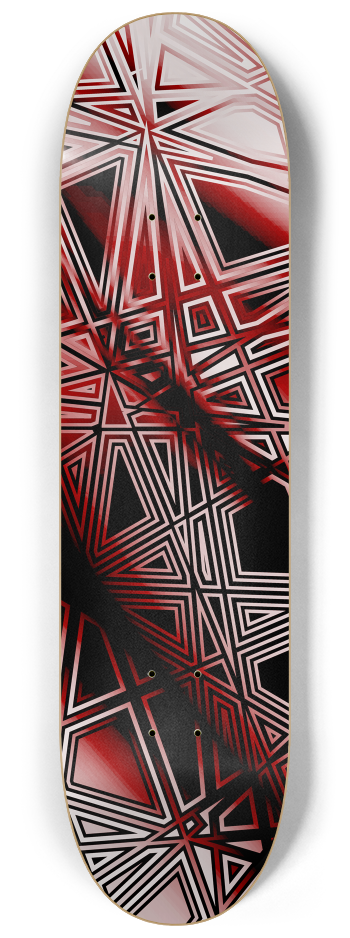 Tangent Dark Red #5 #1 8-1/4 Skateboard Deck