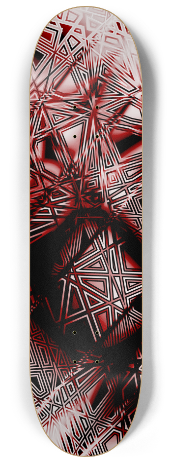 Tangent Dark Red #7 #1 8-1/4 Skateboard Deck