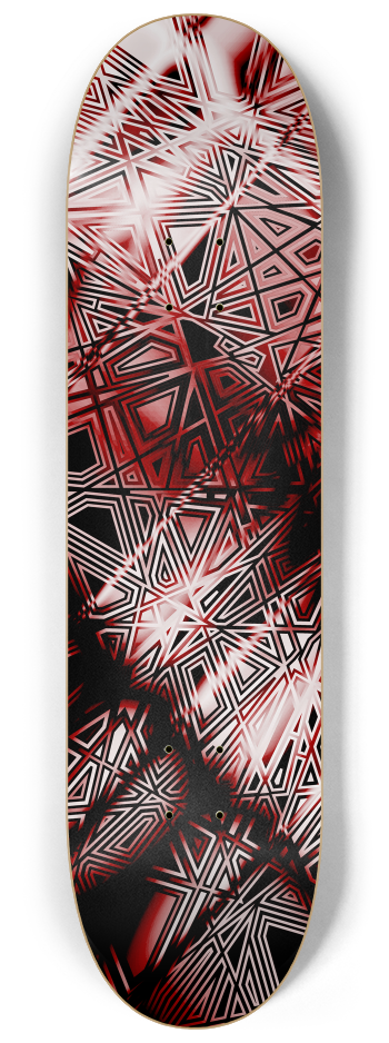 Tangent Dark Red #7 #2 8-1/4 Skateboard Deck