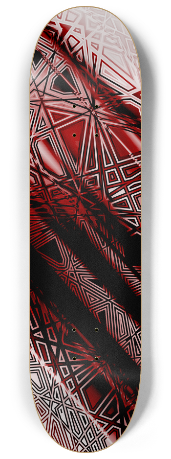 Tangent Dark Red #8 #1 8-1/4 Skateboard Deck