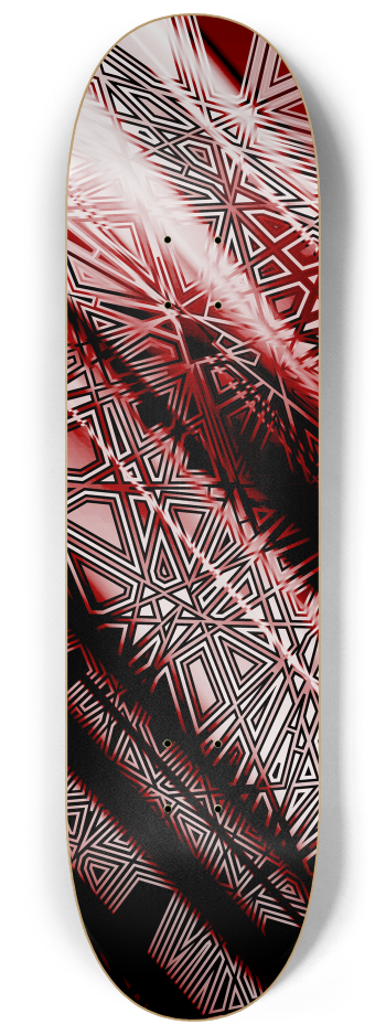 Tangent Dark Red #8 #2 8-1/4 Skateboard Deck