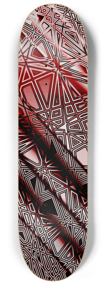 Tangent Dark Red #1 #1 8-1/4 Skateboard Deck