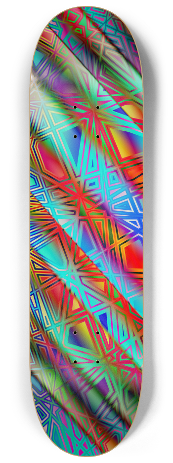 Tangent folded #10 #1 8-1/4 Skateboard Deck