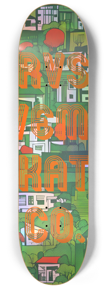 Greenie Art Series. #2 8-1/4 Skateboard Deck