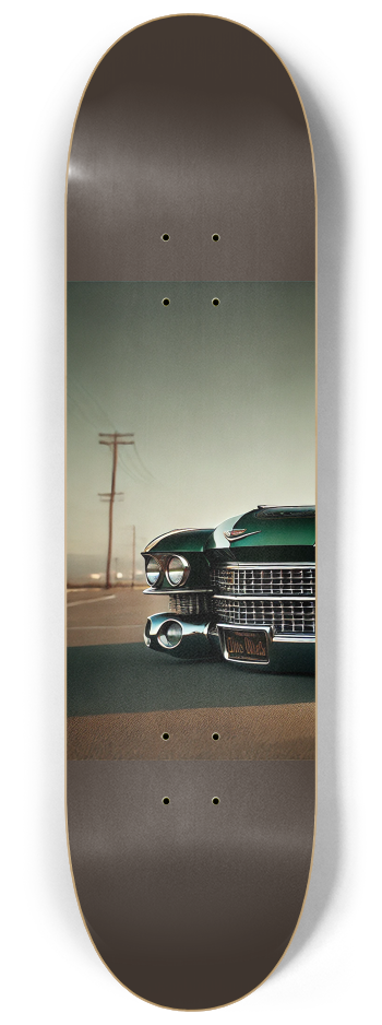 Custom Cadillac Skateboard Deck Series #1 8-1/4 Skateboard Deck