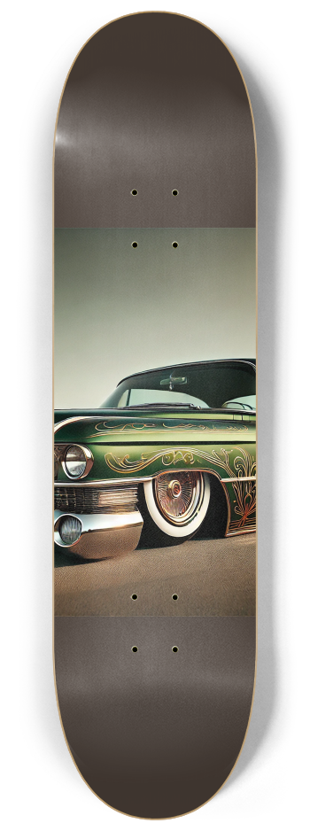 Custom Cadillac Skateboard Deck Series #2 8-1/4 Skateboard Deck