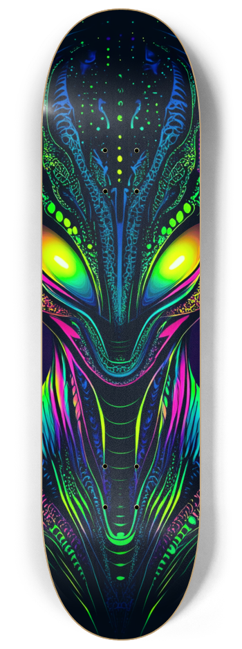 Alien Vector 3 deck Abstract Skateboard Series #2