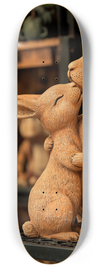 Bunny Balance 2 deck wall custom Skateboard Ser #1