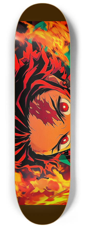 Tanjiro Demon slayer custom Skateboard Series #1